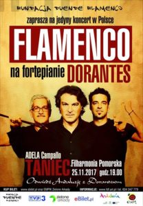 Dorantes- plakat Fundacja Duende Flamenco www.fdf.art.pl